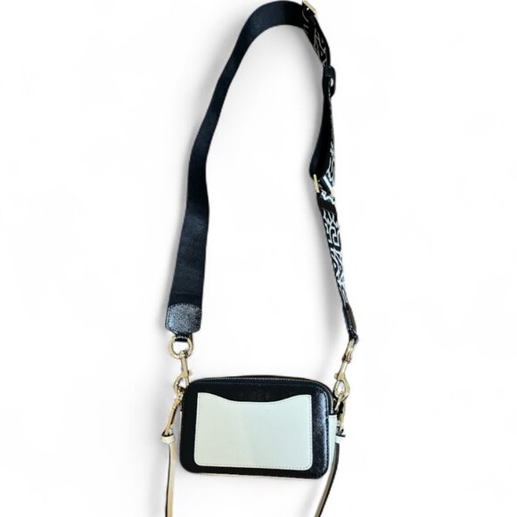 Marc Jacobs The Snapshot Cloud White Multi Leather Crossbody Camera Bag - Picture 3 of 10